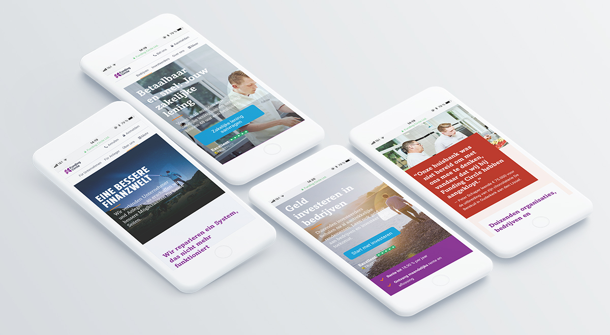 Funding Circle's Dutch website examples